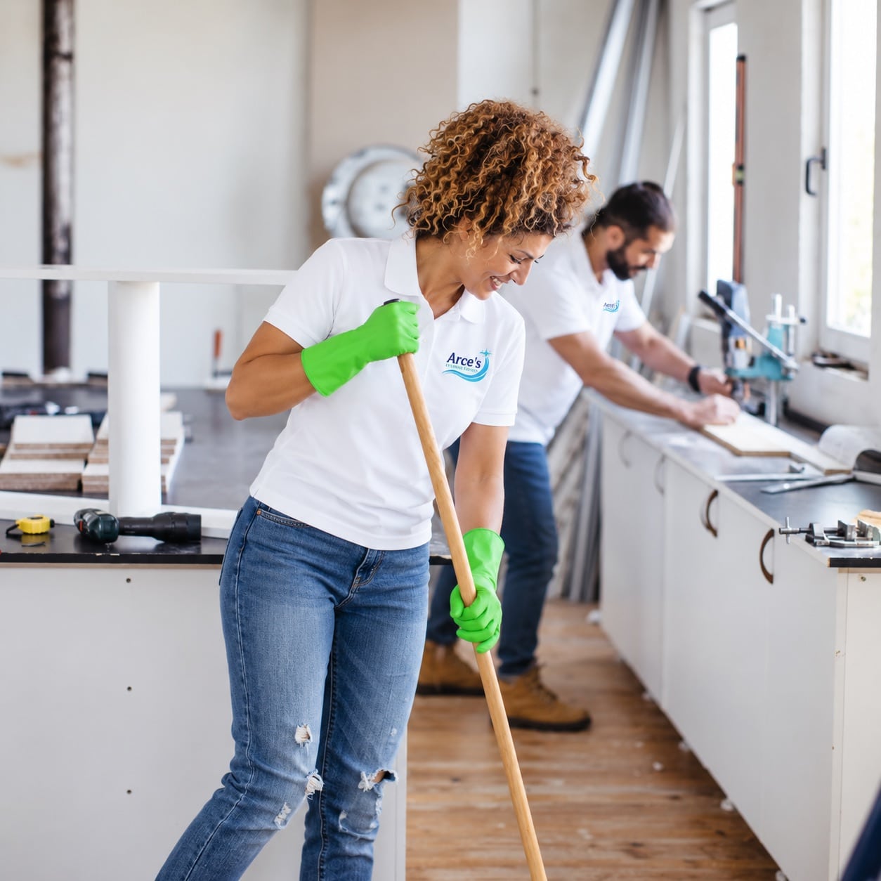 Post-construction cleaning services