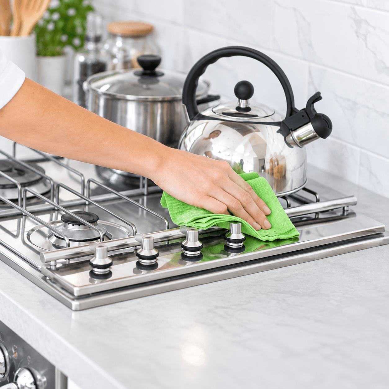 Recurring housekeeping services for a professionally maintained home